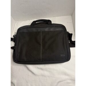 Targus 15.6" Laptop Bag Shoulder Strap Case Black Briefcase Travel Messenger